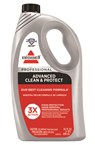 BISSELL Advanced Clean and Protect carpet cleaning formula gives professional carpet cleaning results, with StainProtect.