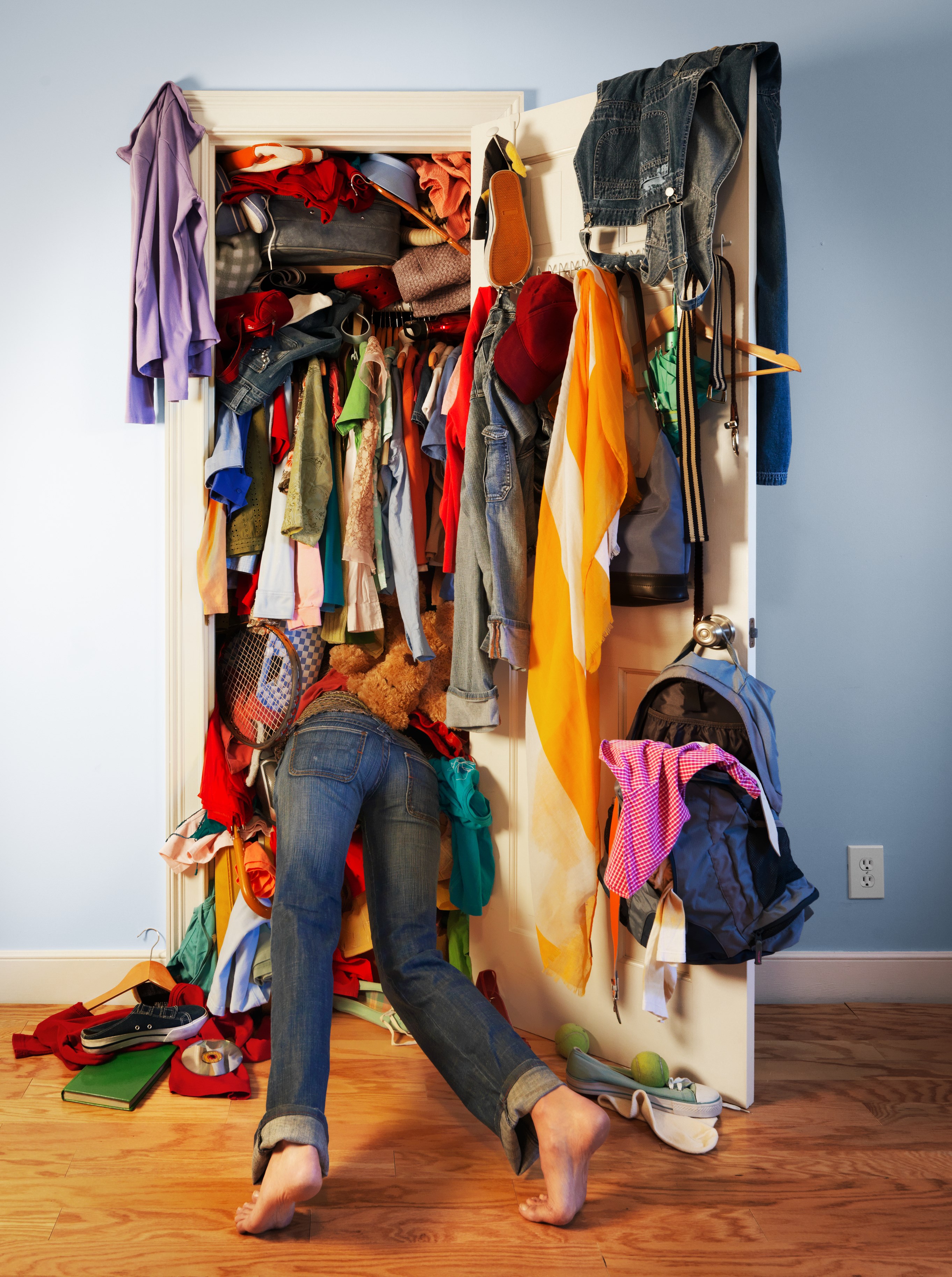 BISSELL Rental's quick three-step approach to cleaning out closet clutter will help you reclaim this valuable space and keep it organized.
