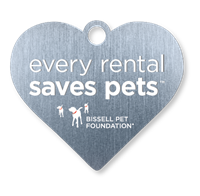 every rental saves pets. BISSELL Pet Foundation